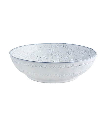 Saladeira 30,5 Branco Antique - Flora