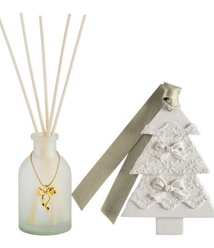 Coffret Difusor RUbans de Fete - Sapin Dore