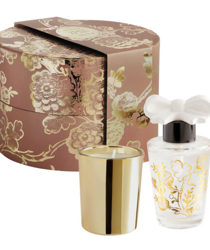 Coffret Difusor e Vela Tresor de Fleurs - Voile de Lin